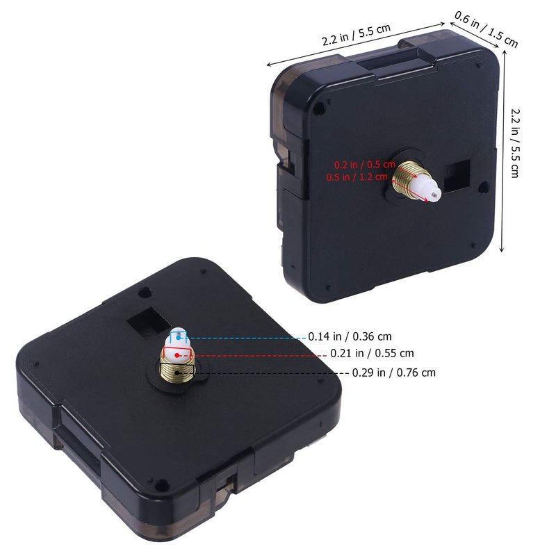 ULTNICE Quartz Clock Movement Mechanism Replacement Battery Operated DIY Repair Parts (NO Hands) - Image 4